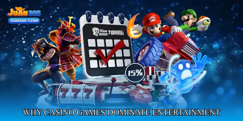 Why Online Casino Games Dominate Entertainment In 2026